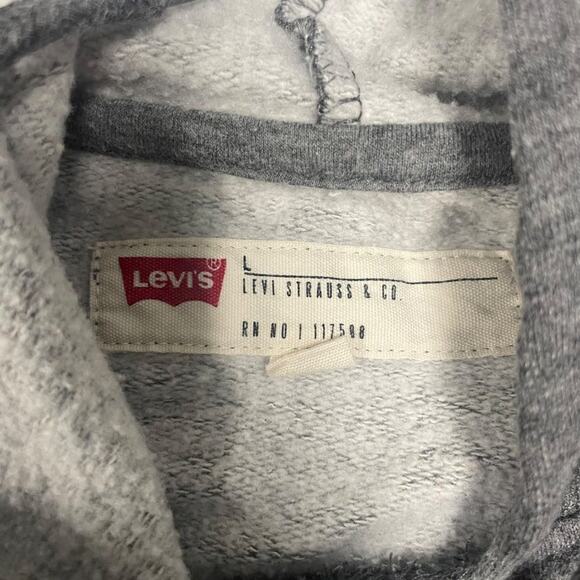 Levi’s Youth Large Gray Logo Hoodie Sweatshirt - Picture 5 of 5
